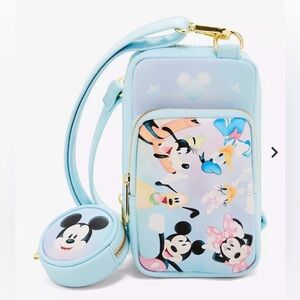 Loungefly Disney Mickey and Friends Crossbody Bag- Coin Purse BoxLunch Exclusive
